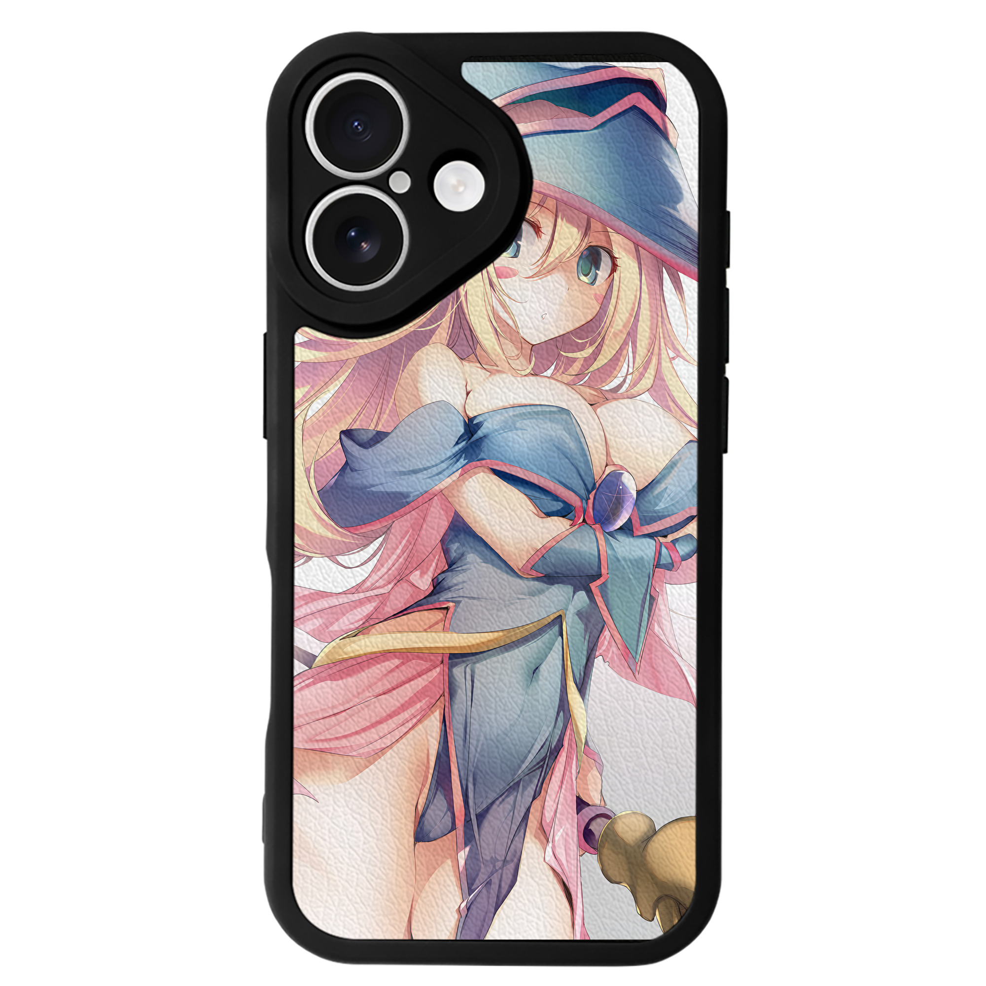 （画像用） 遊☆戯☆王 Yu-Gi-Oh! 【iPhone 16シリーズ対応】シリコンスマホケース（レザー調） 材質：シリコン